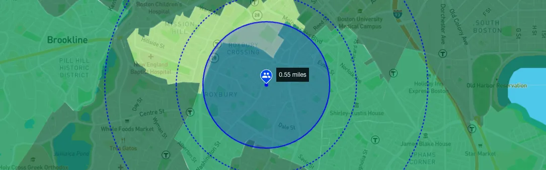Proximity Analysis Selection